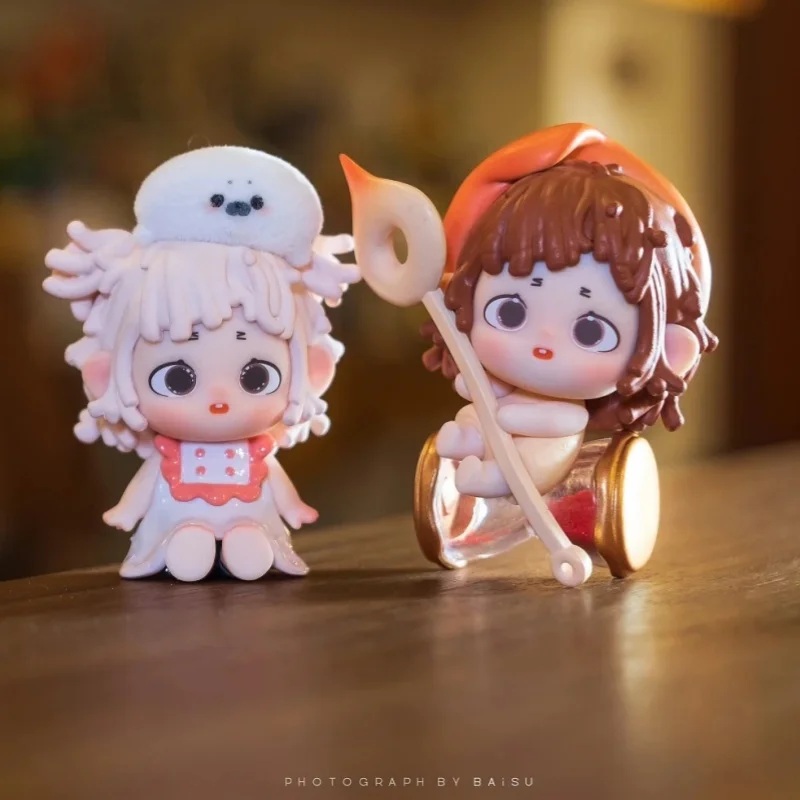 

New Blind Box Original Heyone Mini Lost Time Town Series Cute Particle Mystery Box Adorable Doll Ornament Toy Surprise Gift