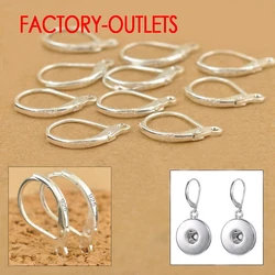 Factory Price 100PCS DIY Fashion Jewelry Components Genuine 925 Sterling Silver Earring Findings Wholesale