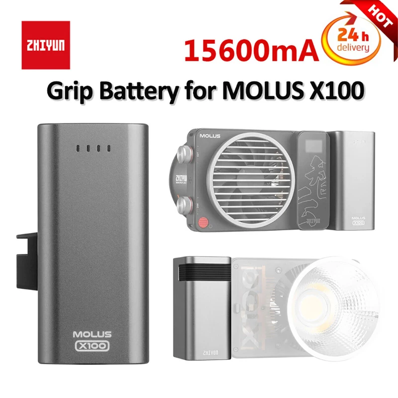 Handle Battery For ZHIYUN MOLUS X100 Accessory Grip Battery 15600mAh USB Type-C DC Support PD Fast Charger