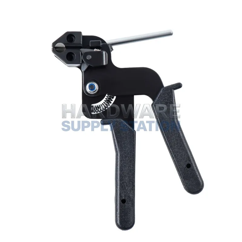 

Cutting integrated cable tightening stainless steel cable tie pliers tool manual cable tie pliers tightener