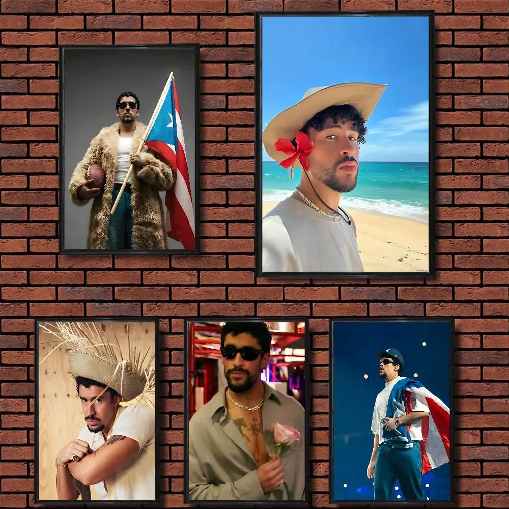 

Nuevayol Baile DtMF Bad Bunny Poster HD Art Sticky Wall Waterproof Home Living Room Bedroom Bar Aesthetic Decoration