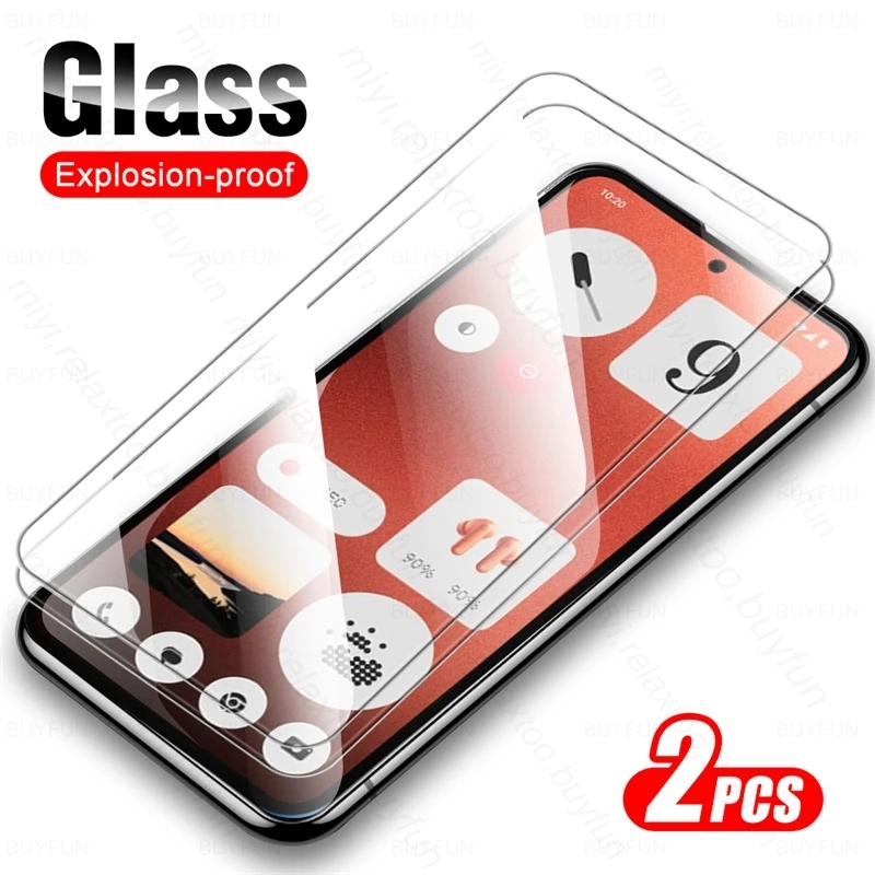 2Pcs Full Cover Tempered Glass For Nothing CMF Phone 1 5G Protective Glass On CMFPhone1 CMFPhone 1 CMF1 Screen Protector HD Film