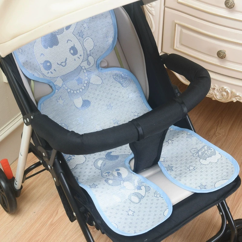 

1PCS Washable Baby Stroller Seat Pad Summer Cooling Mat for Car Seat High Chair Pushchair Universal Sleeping Cushion