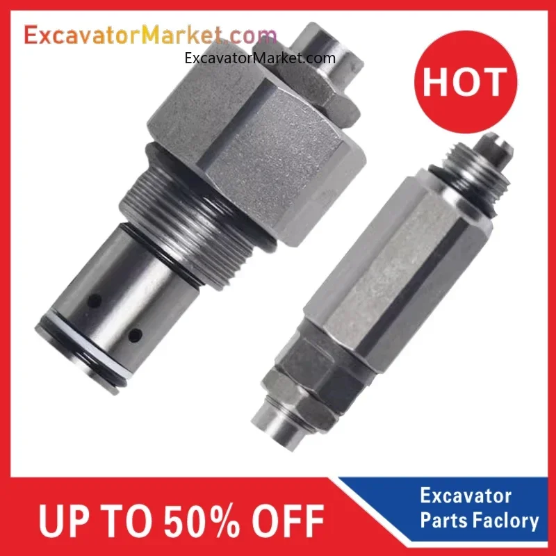 

For Hyundai R55 60-7-9 Doosan Daewoo Dh55 60-7-9 Excavator Main Gun Auxiliary Gun Rotary Relief Valve Excavator Parts