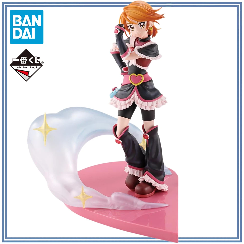 

100% оригинал InStock Bandai Spirits Ichiban Kuji Futari Wa Precure Max Heart Cure черная аниме-фигурка модель украшения коллекция