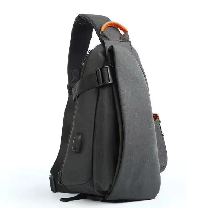 

Multilayer Sports Chest Bag for Men, Functional Backpack, Shoulder Bag, Leisure Commuter, Crossbody Bag, Fashion