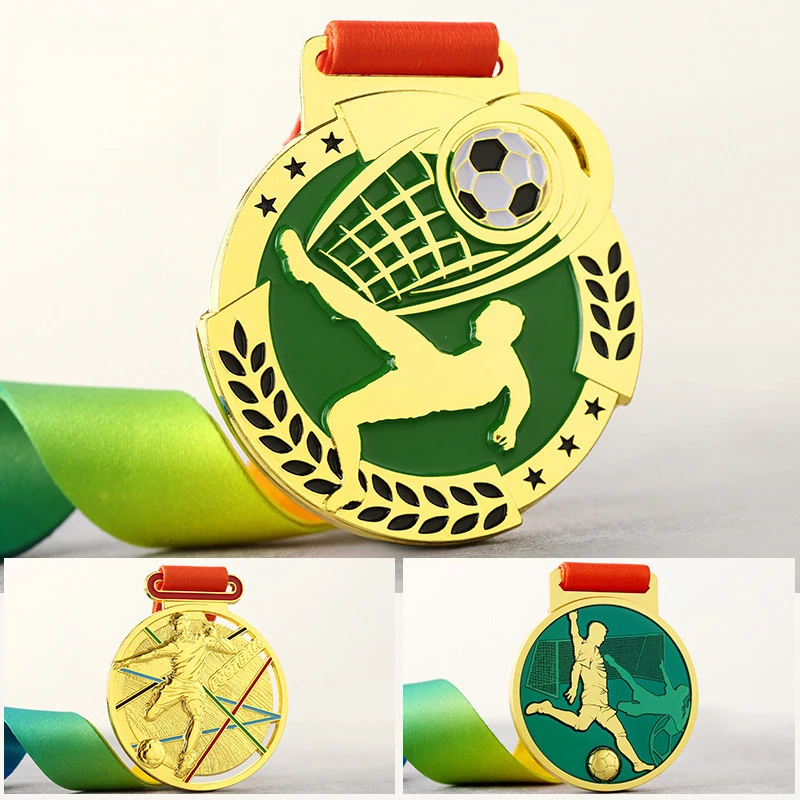 Football match metal medals, marathon, basketball awards, commemorative items, prizes