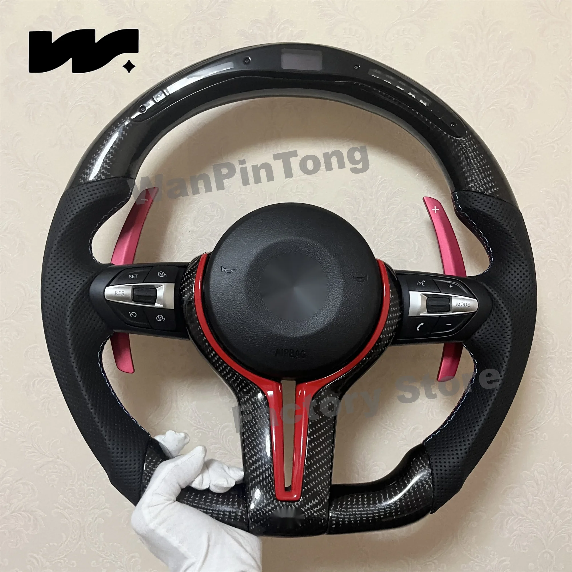 Steering Wheel Leather M Performance Factory Direct Sale For BMW F10 F30 F32 F20 F07 F01 F02 F22 F87 F12 F06 F35 F80 F36 F18 F15