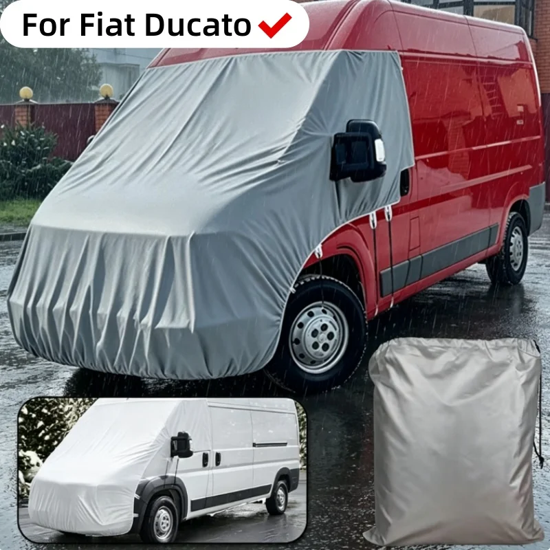 For Fiat Ducato Peugeot Boxer Citroen Relay 2006+ X250 Ram Promaster Caravan Windscreen Engine Hood Full Cover Sun Protection