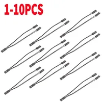 Dupont Terminal Wire 2.54mm Single Female To Dual Male Jumper 10cm 2 Pins for PC Motherboard Power SW/Reset HDD Hard Drive