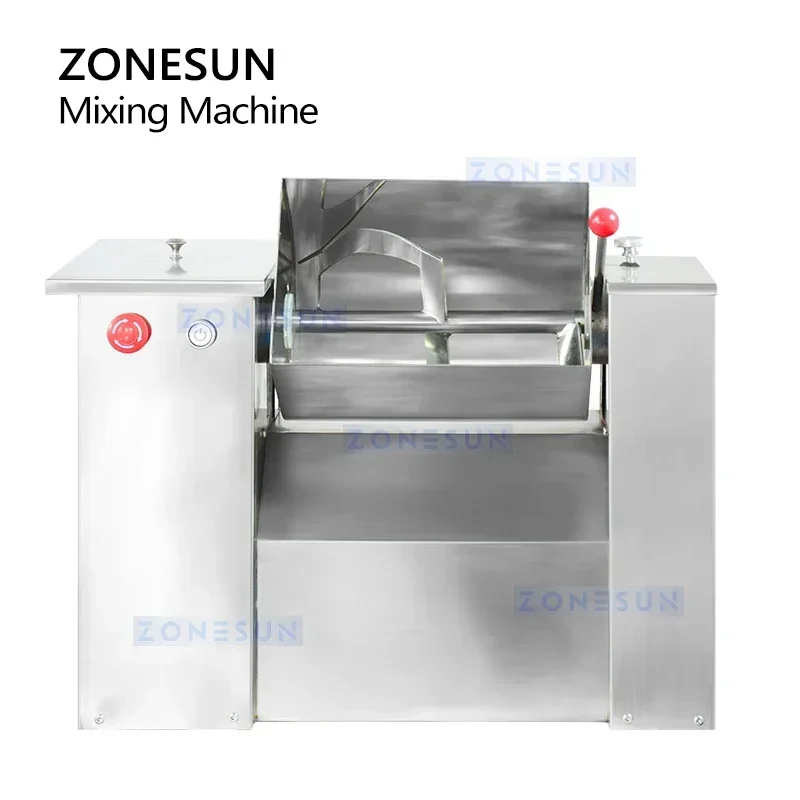 

ZONESUN ZS-CH10 10L House Blending Machine Pretreatment for Flour Grains Stainless Steel Paste Production