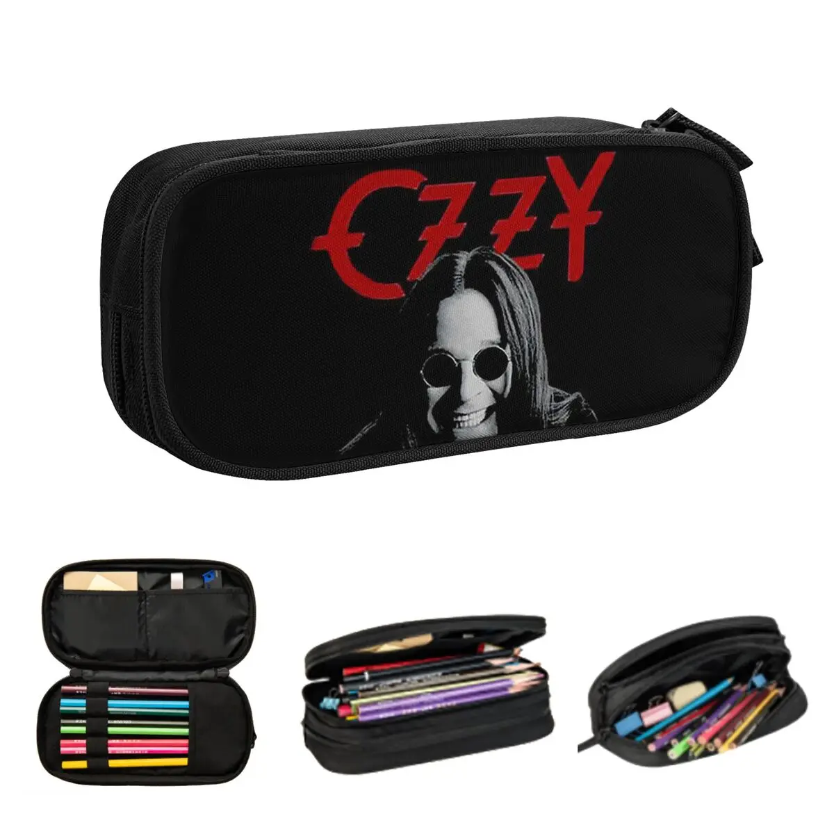

Ozzy Osbourne Merch пеналы большой емкости сумки для ручек пенал для мальчиков и девочек студентов канцелярские принадлежности школьный офис