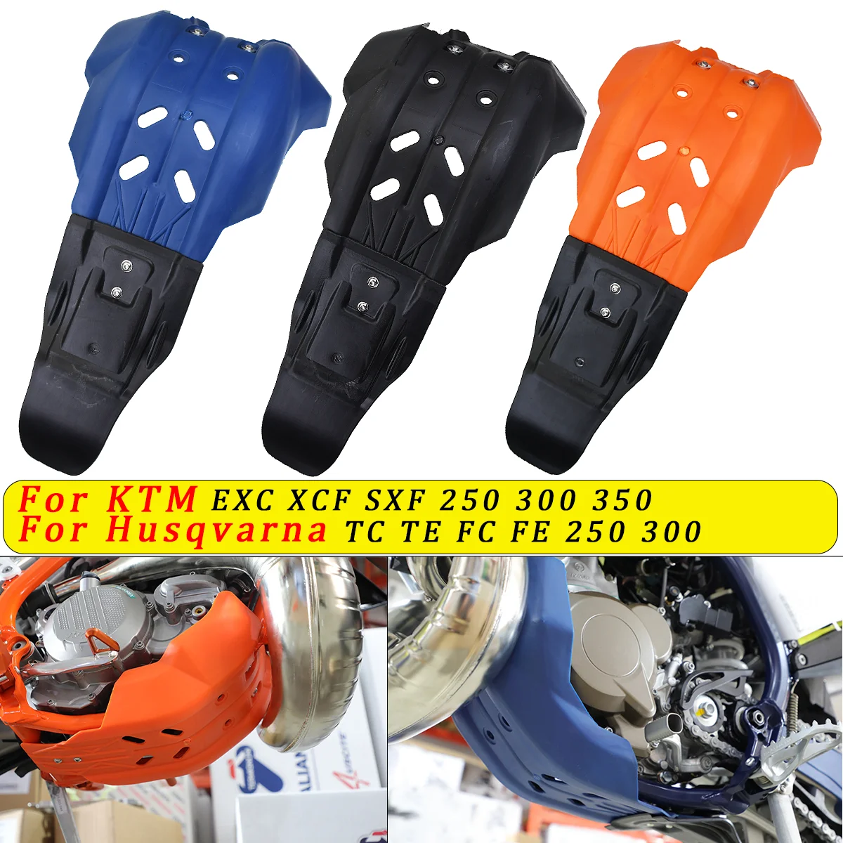 Motorcycle 2T/4T engine protective cover protective housing For KTM EXC XCF SXF 2016-2023 For Husqvarna TC FC FE TE 2019-2022