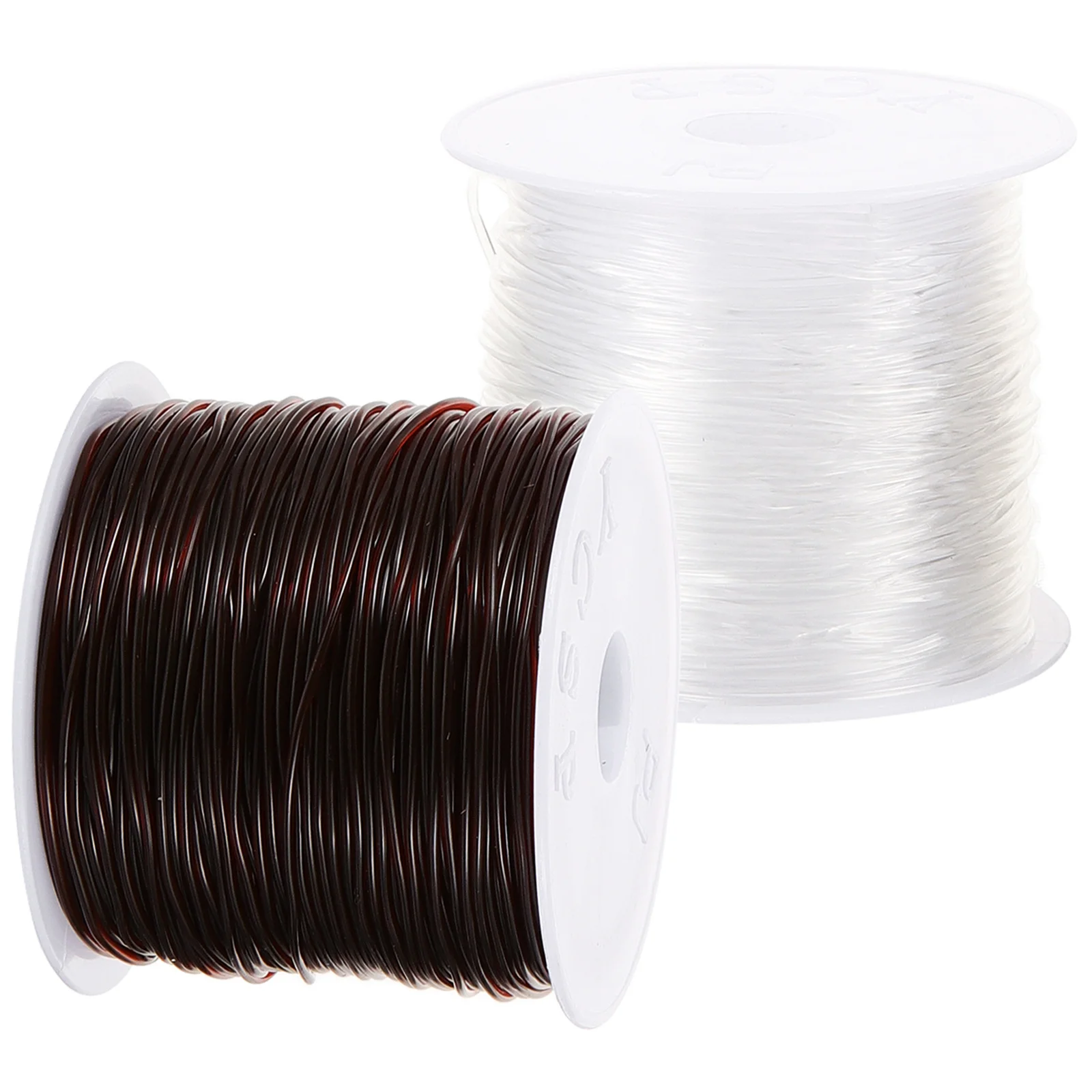 

2 Rolls Elastic Fish Wire Line for DIY Bracelet Making String Stretchy Beading Cord Jewelry Craft Supplies Elastic Thread