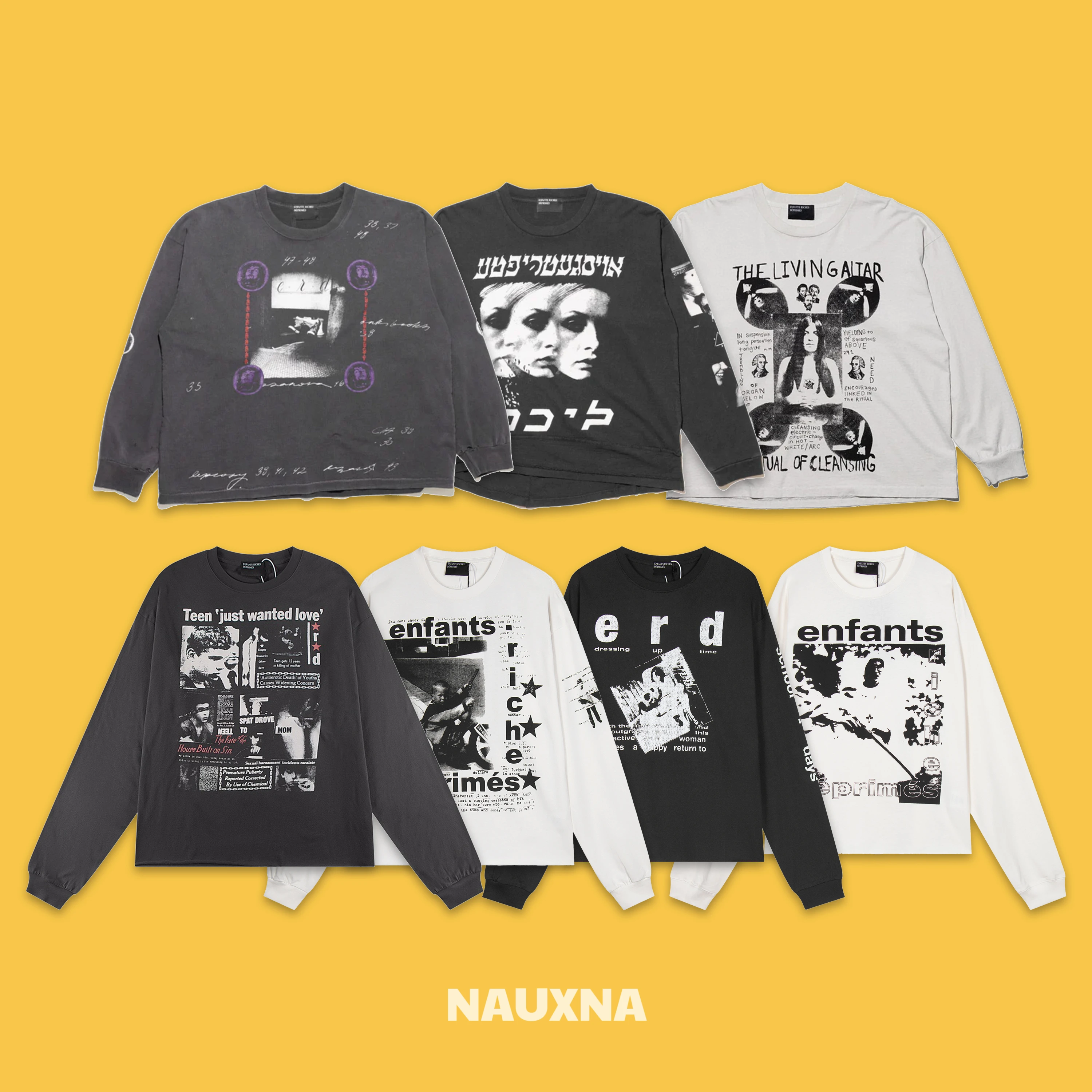 

Pure Cotton Long Sve T-irt ex Casual Sle fiti Portrait Design High Street Cleanfit Trendy Cotton Tee for Youth