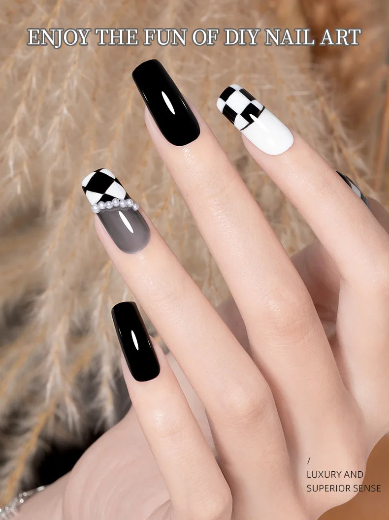 RSNAIL Nail Art Pinsel Checker Nagel Zeichnung Malerei Linie Pinsel Nail art Werkzeug Acryl Malerei Pinsel DIY Design Maniküre Werkzeuge – Detail 9