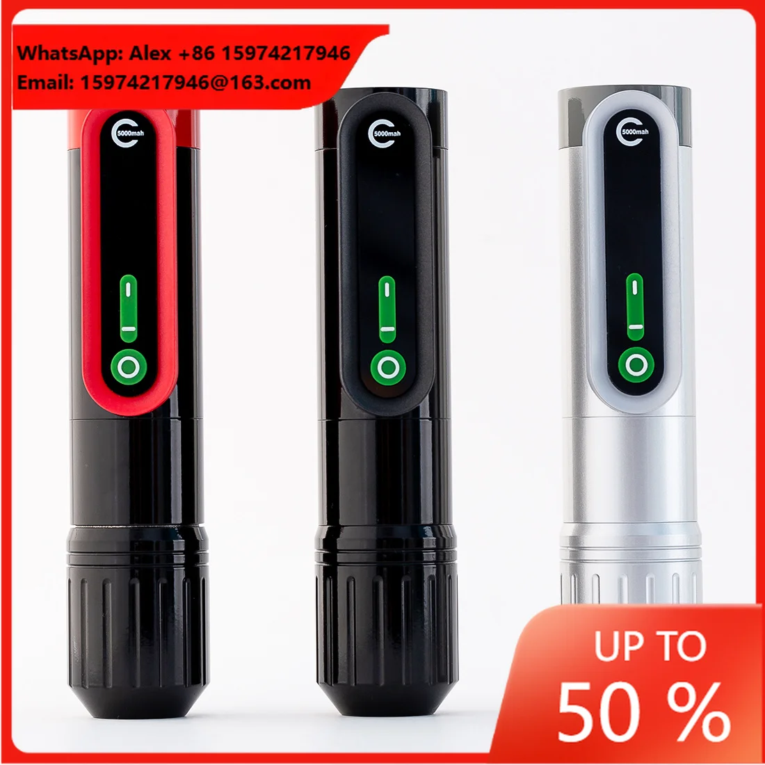 High Capacity 5000mAh EZ P2 EPIC Wireless Battery Tattoo Pen Machine