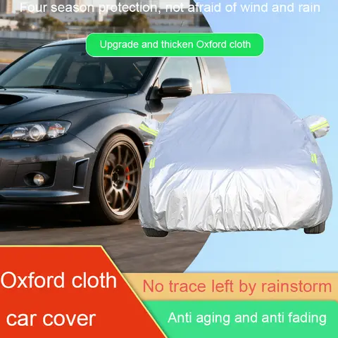 스바루 WRX 2011-2023 전용 차량 커버, 햇빛 차단, 자외선 차단, 눈 및 비 보호, 야외용 두꺼운 차량 커버