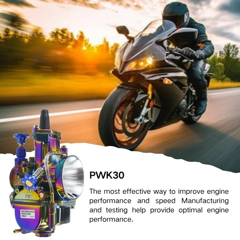 AliExpress NONE Racing Motorcycle Carburetor With Power Jet For KEIHIN KOSO OKO PWK 24 26 28 30 32 34mm 2T 4T Scooter ATV Dirt Bike Carb