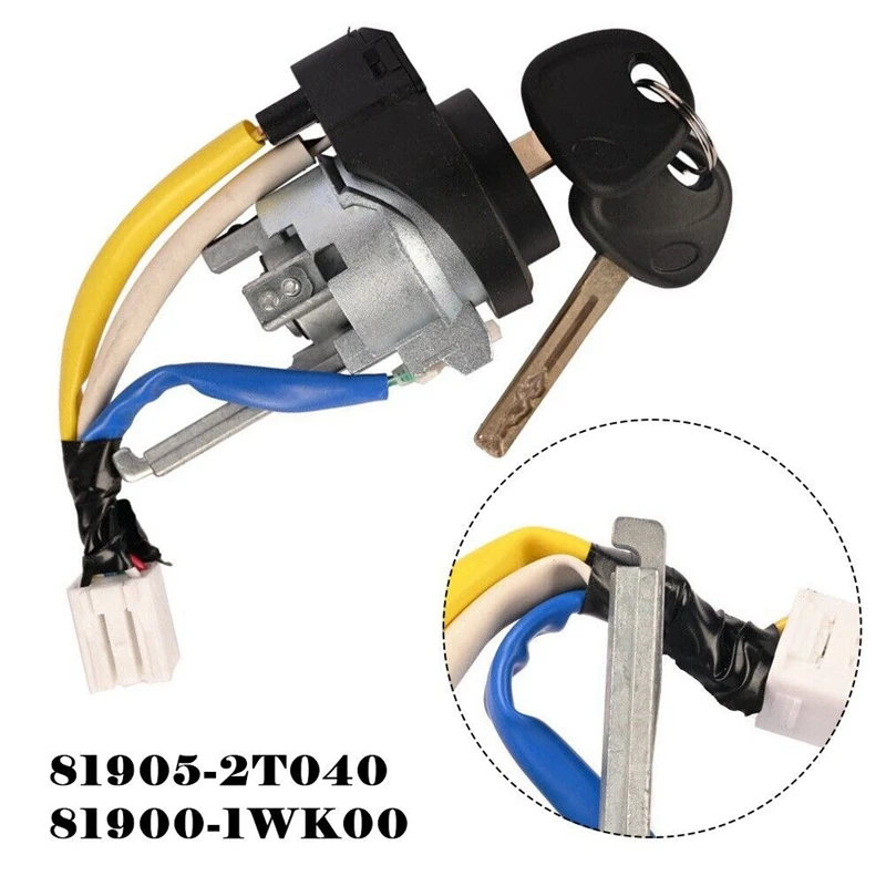 

Car Ignition And Door Lock Cylinder Switch ABS+Metal As Shown For KIA OPTIMA 2011-2015