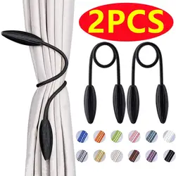 Newest Arbitrary shape strong Curtain Tiebacks Plush Alloy Hanging Belts Ropes Curtain Holdback Curtain Rods Accessoires 2023