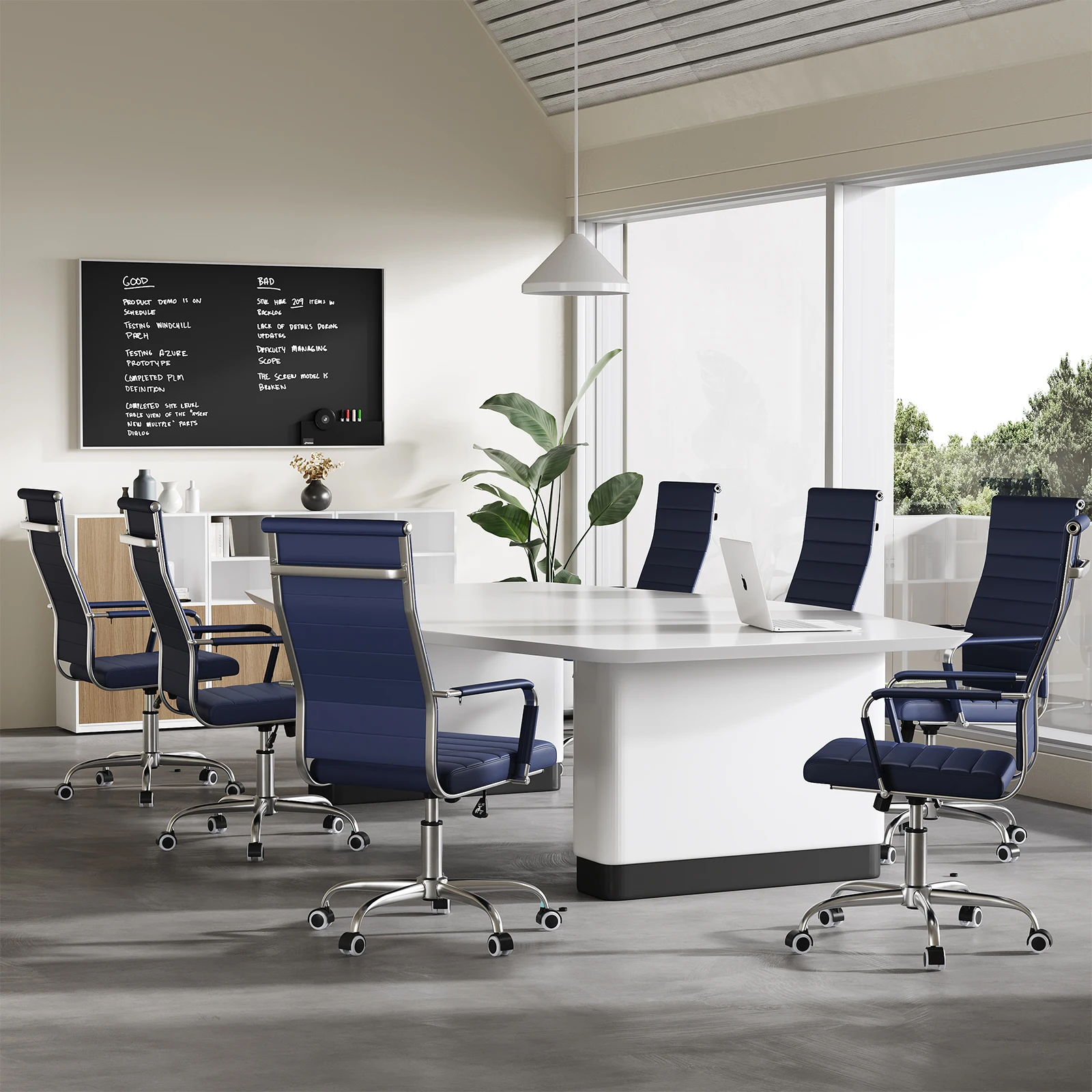 Chefsessel, gerippter Bürostuh – Leather Desk Pad Bewertung und Preis