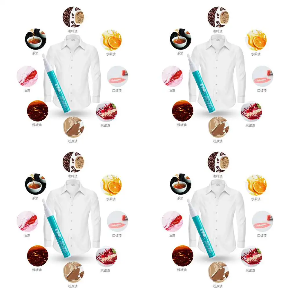 Pluma removedora de manchas de ropa portátil, pluma blanqueadora de ropa, eliminador de manchas de lavandería, pluma eliminadora de manchas para café, alimentos, aceite, manchas de té
