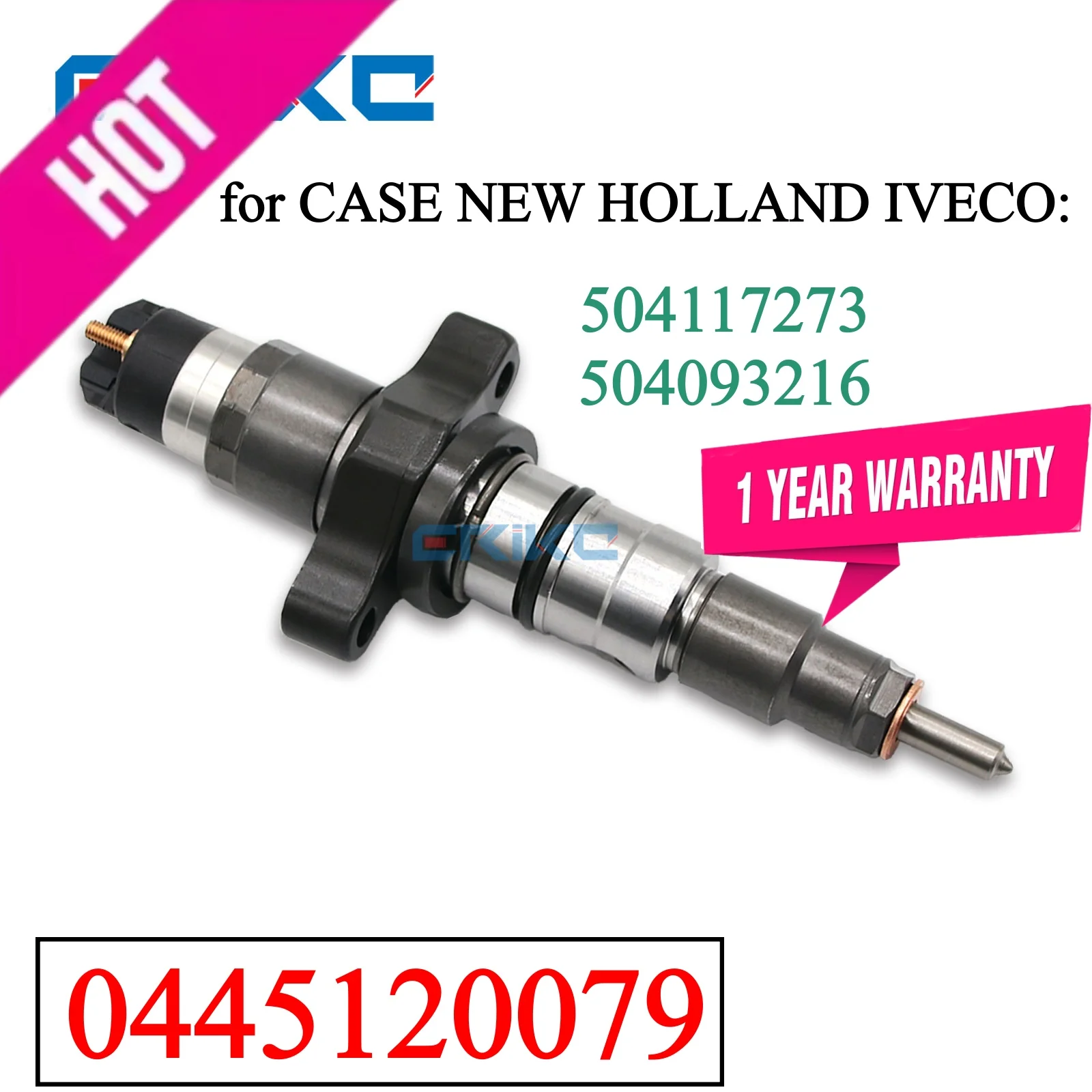 

0445120079 CRDI Diesel Injector 0 445 120 079 Common Rail Injector for CASE NEW HOLLAND IVECO 504117273 504093216