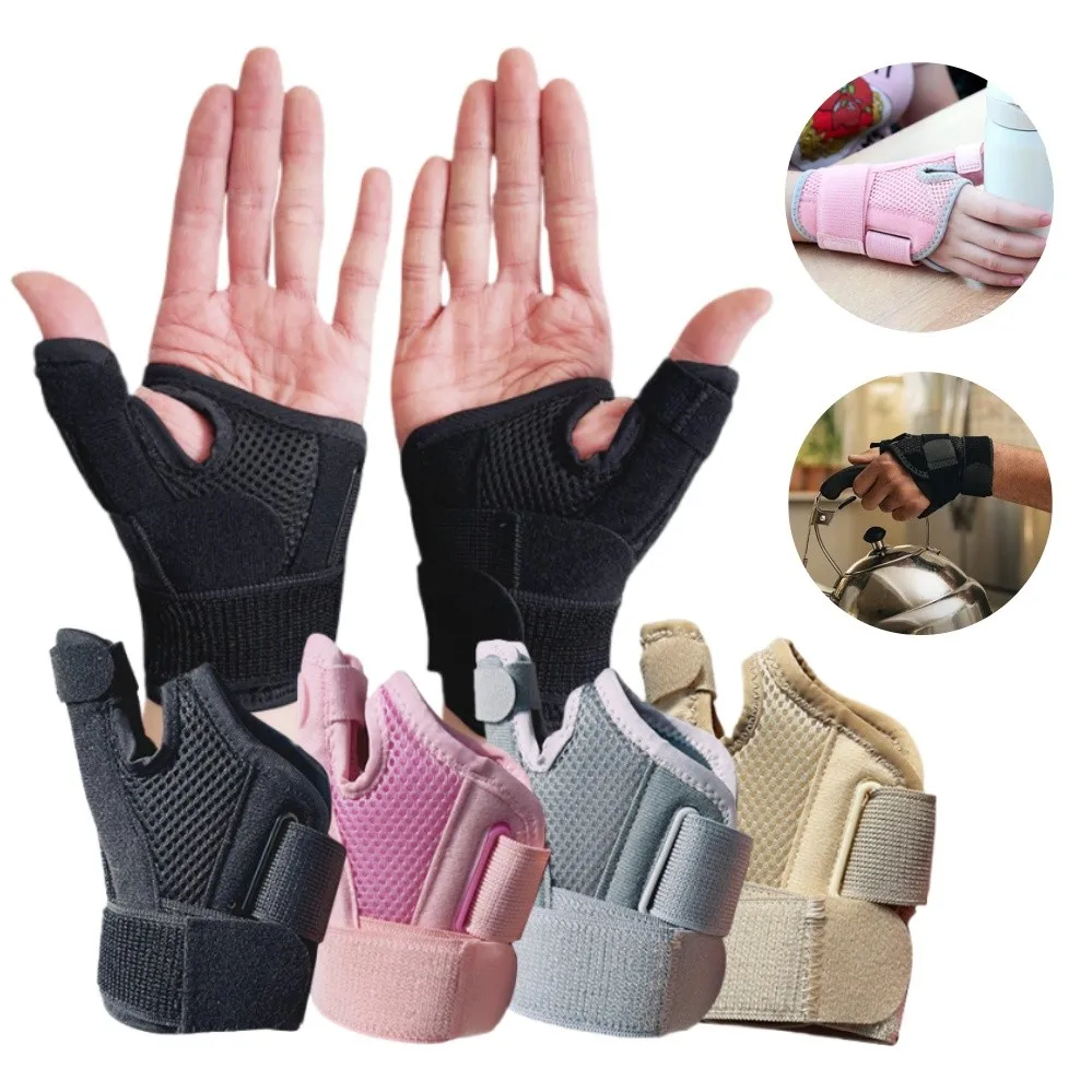 Flexible Splint Wrist Thumb Support Brace Tendonitis Arthritis Pain Relief Gloves