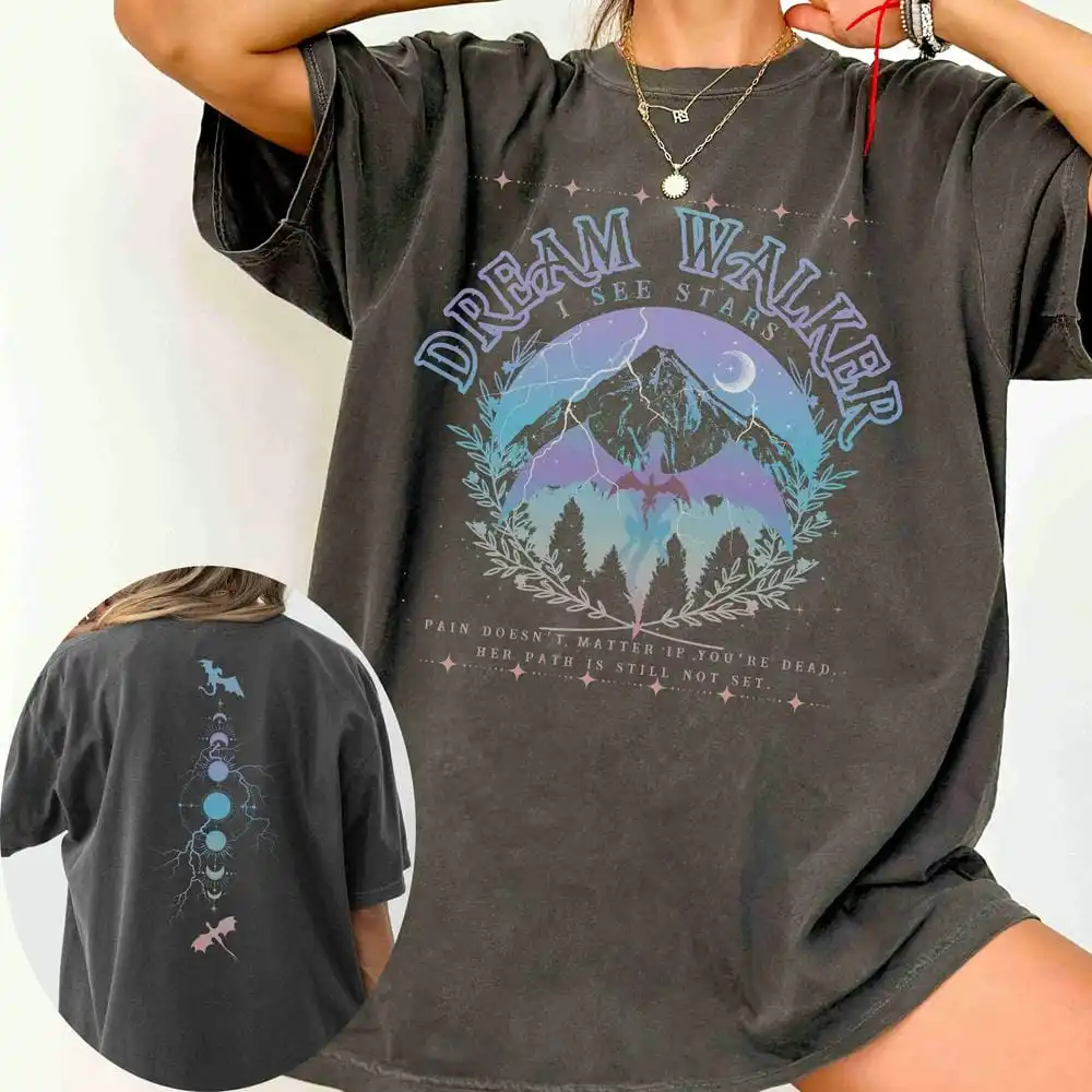 

Women Violent Little Thing Sorrengail Shirt Vintage Xaden Xaddy Fourth Wing Unisex Tee Cotton Y2K Top Daily Trendy Streetwear
