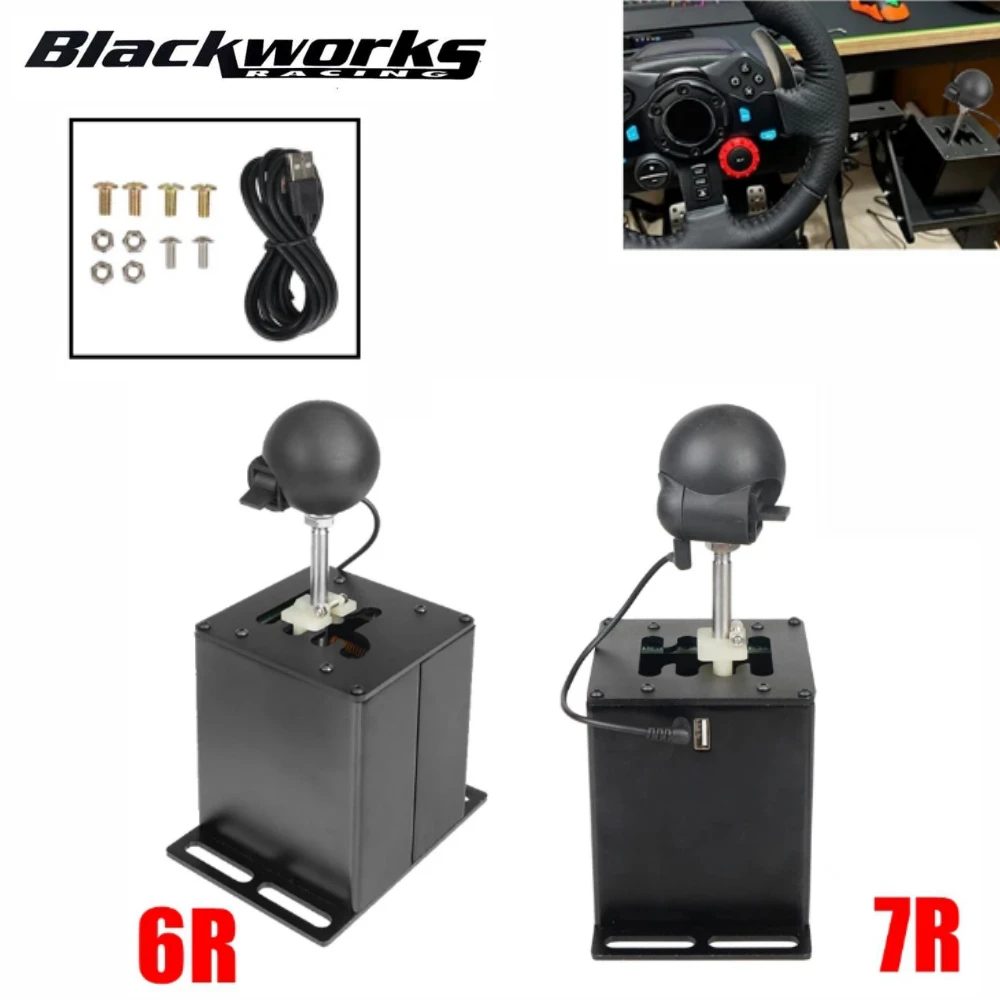

ETS2 Simracing Simulation Racing Games PC USB H Gear Shifter/Bracket For Logitech G29/G25/G27/G920/G923,Thrustmaster T300RS/GT