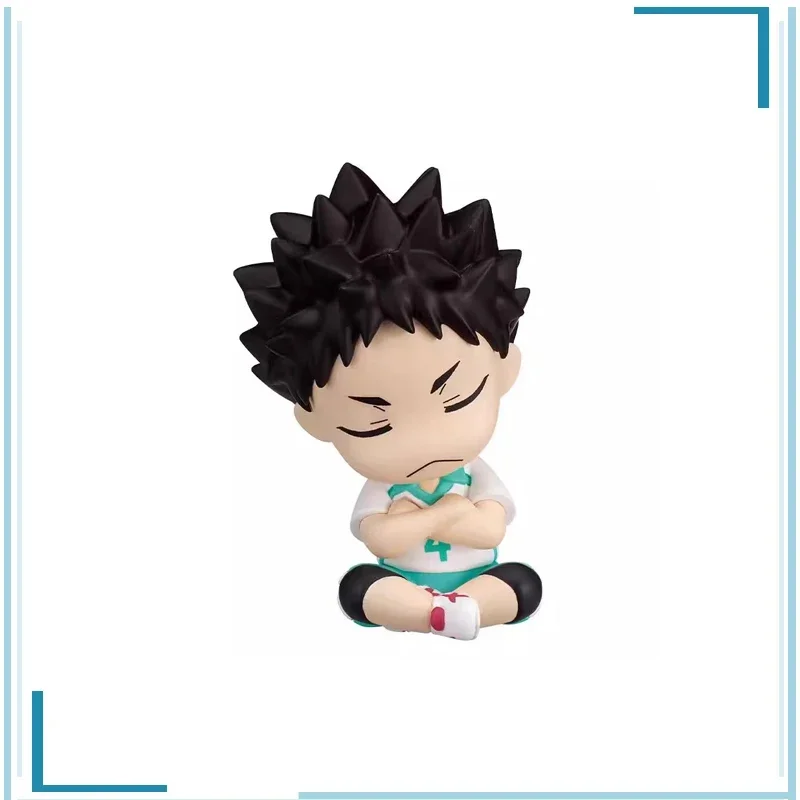 Genuine Haikyuu!! Shoulder on Shoulder Hinata Shoyo Kotaro Bokuto Akaashi Keiji Children's Day Gifts Action Figure Model Toys