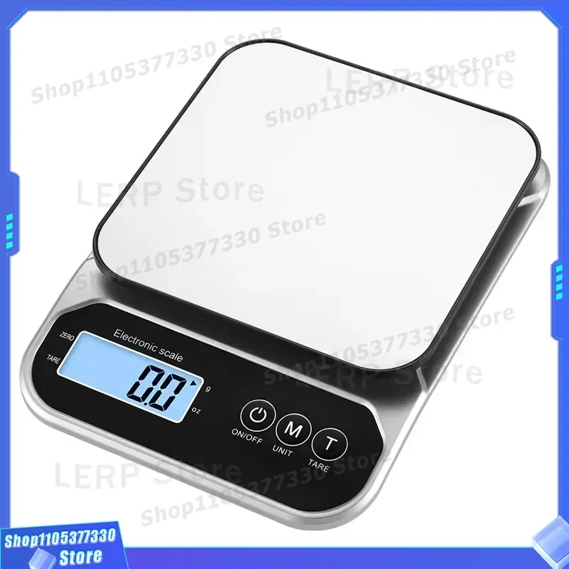 5kg Mini Electronic Kitchen Scale Portable Smart Coffee Baking Food Weighing Device Rechargeable Home Digital Balance Tool