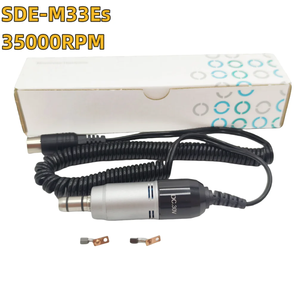 

Dental Lab 35K E-Type Electric Motor Contra Angle Straight Nosecone Carving Polishing Handpiece SDE-M33Es Dentistry Equipment