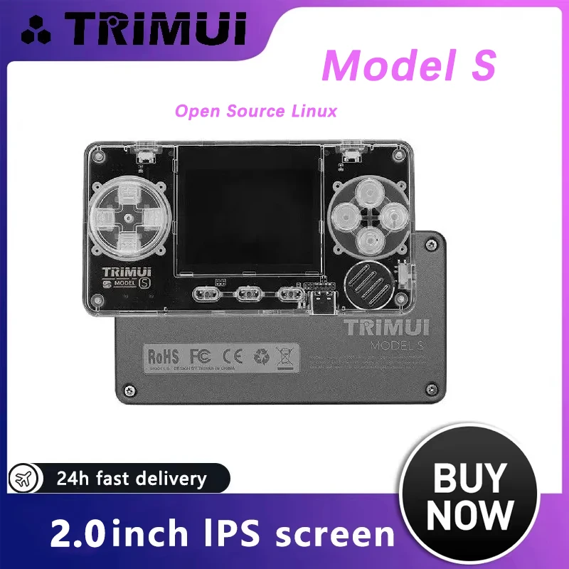 Trimui Model S Handheld Game Machine 2 Inch Ips Screen Mini Extremely Compact Nostalgic Handheld Card