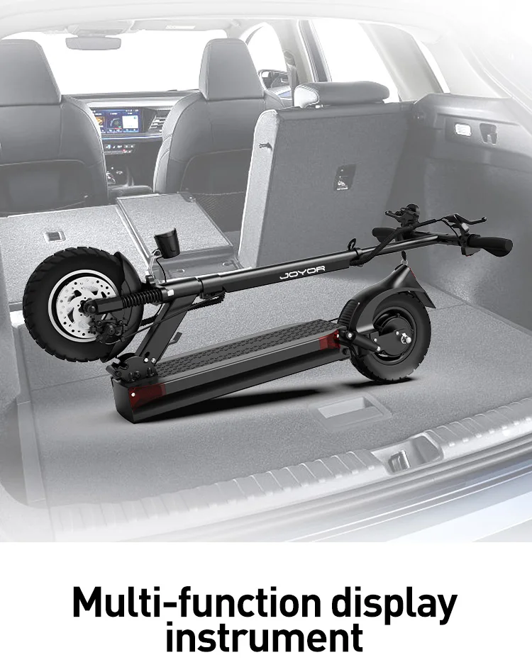JOYOR Y6-S Elektroroller für Erwachsene, 48V 18AH Akku, faltbarer E-Scooter, 10 Zoll Luftreifen, All-Terrain E-Scooter – Detail 8