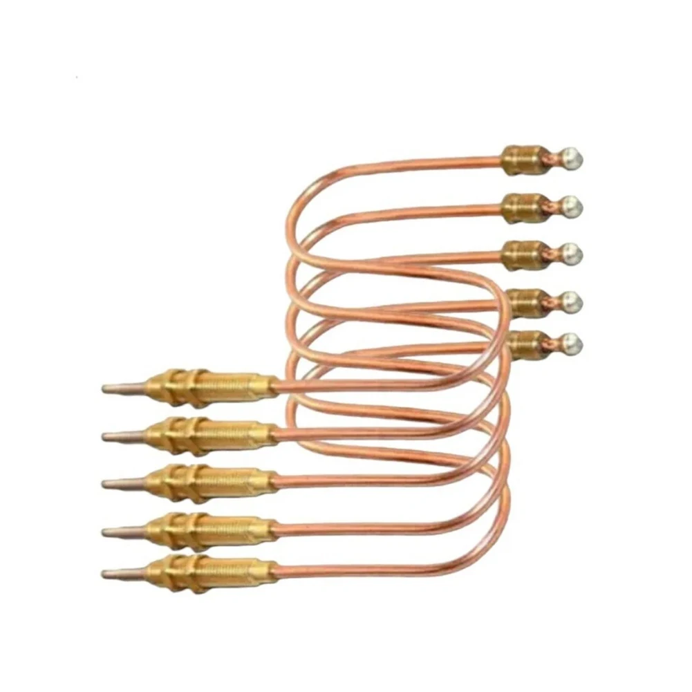 5PCS Heater BBQ Gas Lgnition Thermocouple 30cm Flameout Protection Device M8 Gas Thermocouple Valves Five Fixeds Parts