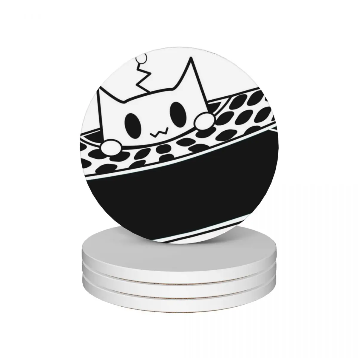 

UFO CAT Ceramic Coasters (Set of 4) ceramic set Tea cups Coasters