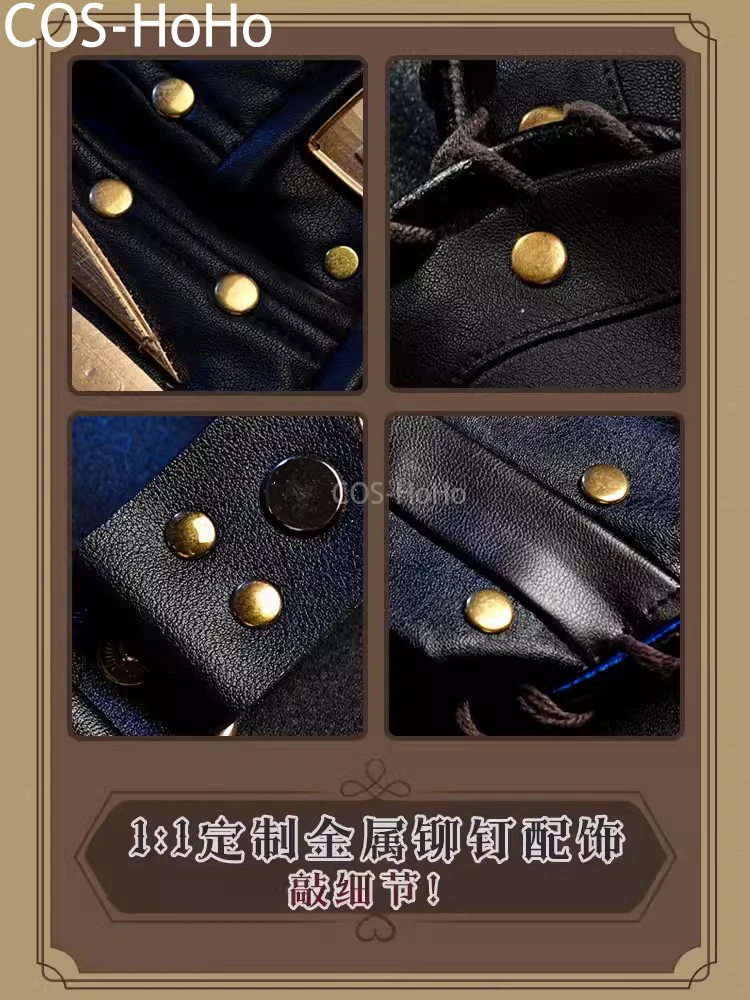 COS-HoHo الهوية الخامس تشى Shiyi العتيقة النمط الغربي QiZhen موضة لعبة البدلة أنيقة تأثيري حلي حفلة الهالوين الزي #5