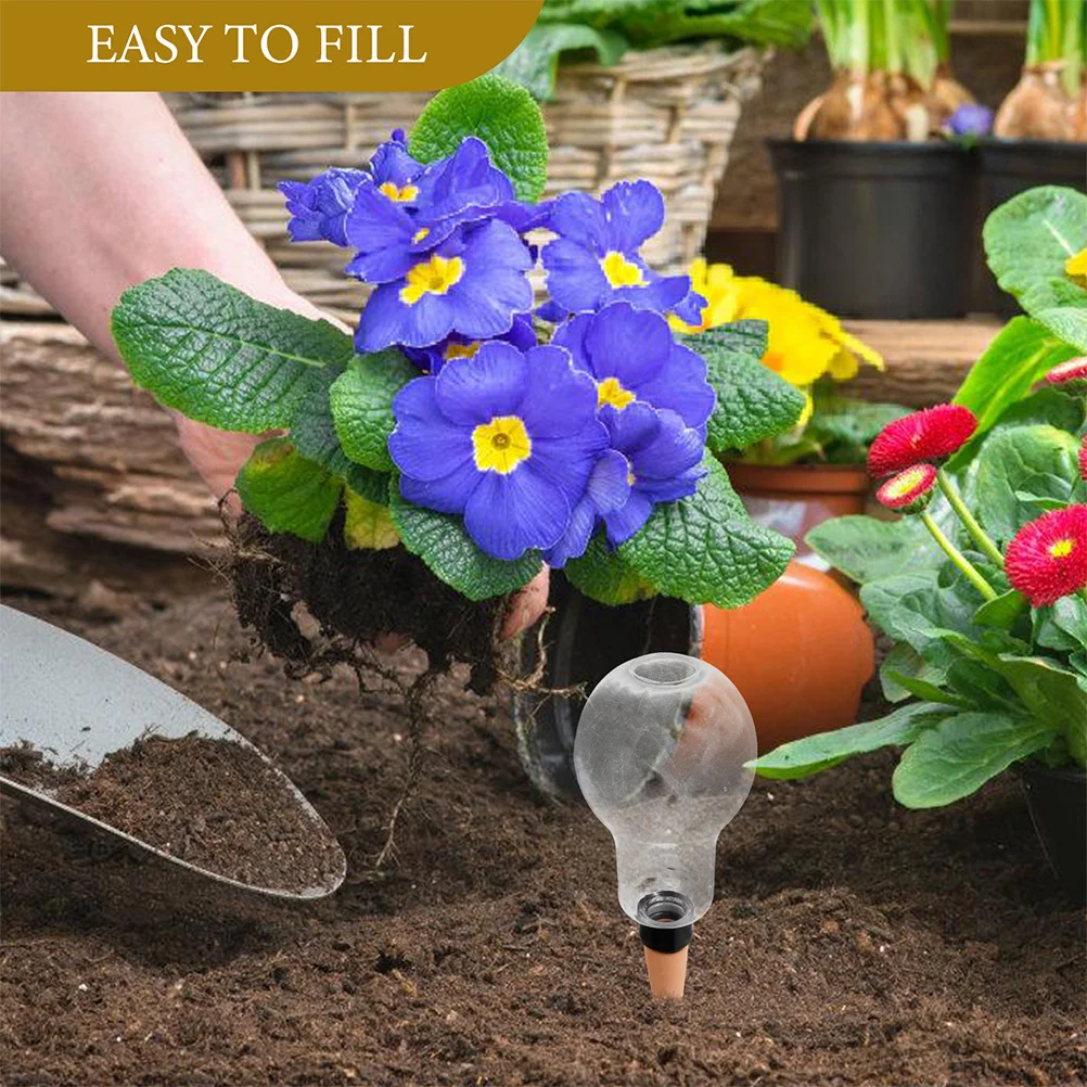 

3Pcs Automatic Plant Waterer Self Watering Planter Insert Terracotta Globes Slow Release Drip Irrigation Potted Plants Watering