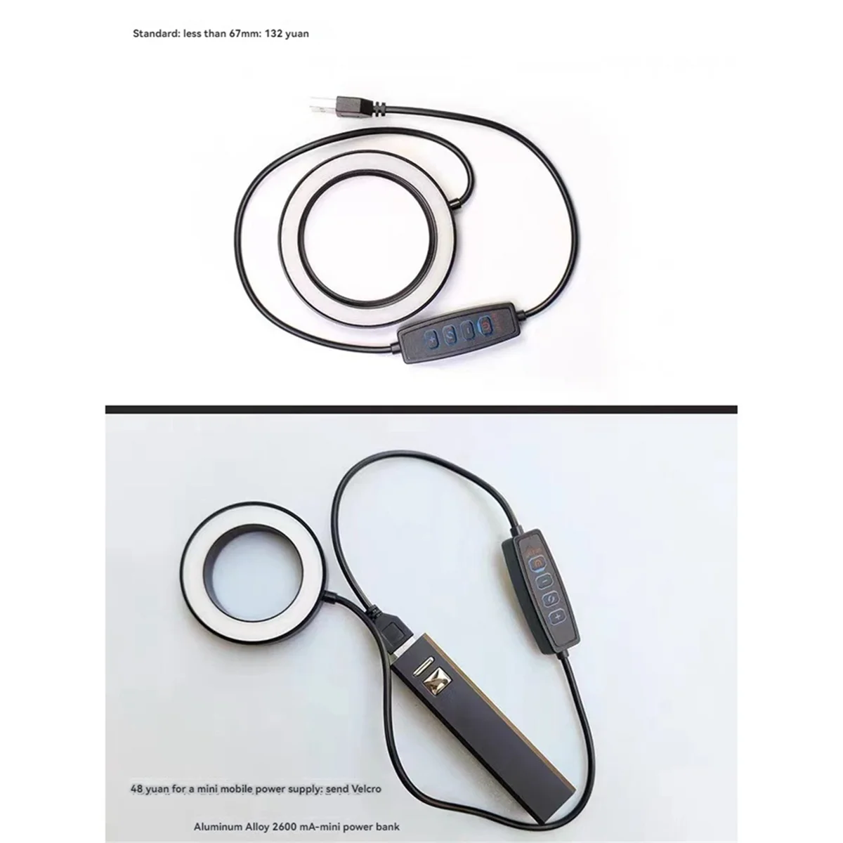 A26P 7W LED Ring Light 67mm Ściemnialne światło wypełniające do aparatów Sony Canon Nikon Fuji Uniwersalne narzędzia do fotografii makro