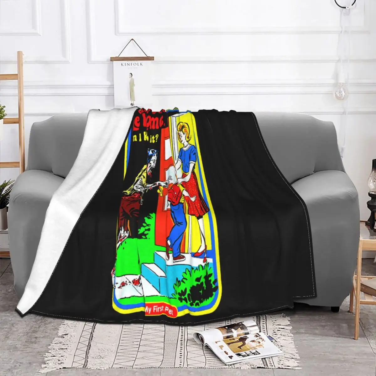 New It Followed Me Home Can I Keep It Steven Rhode Logo S 3Xl Harajuku Histper Soodie S Personalized Throw Blanket