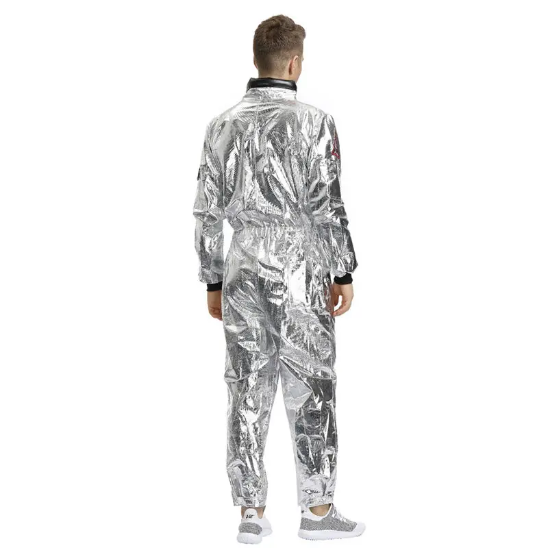 ชุดคอสเพลย์นักบินอวกาศสำหรับผู้ใหญ่ ชุดแสดงบนเวที ชุดคู่รักเข้าชุดกัน ผลิตจากเส้นใยโพลีเอสเตอร์ 100%