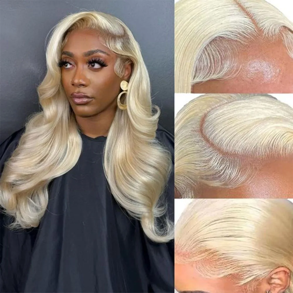 30 Inch 613 HD Lace Front Wig Body Wave 13x4 Blonde Lace Human Hair Wigs 13x6 Water Wave Colored Tranaparent Lace Frontal Wig