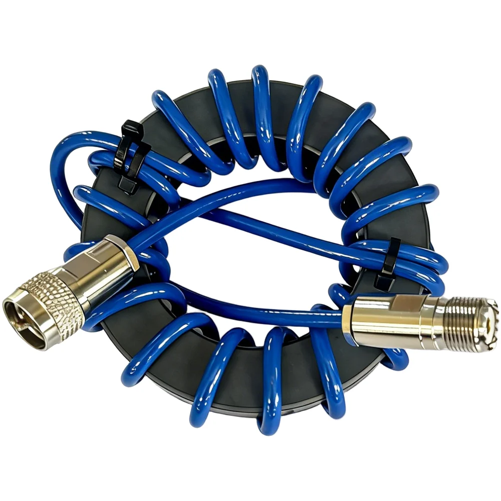 2000W FT8 SSB Shortwave Choke Coil 1:1 Balun Common Mode Suppressor for HF Antennas Nickel Zinc Magnetic Ring Design