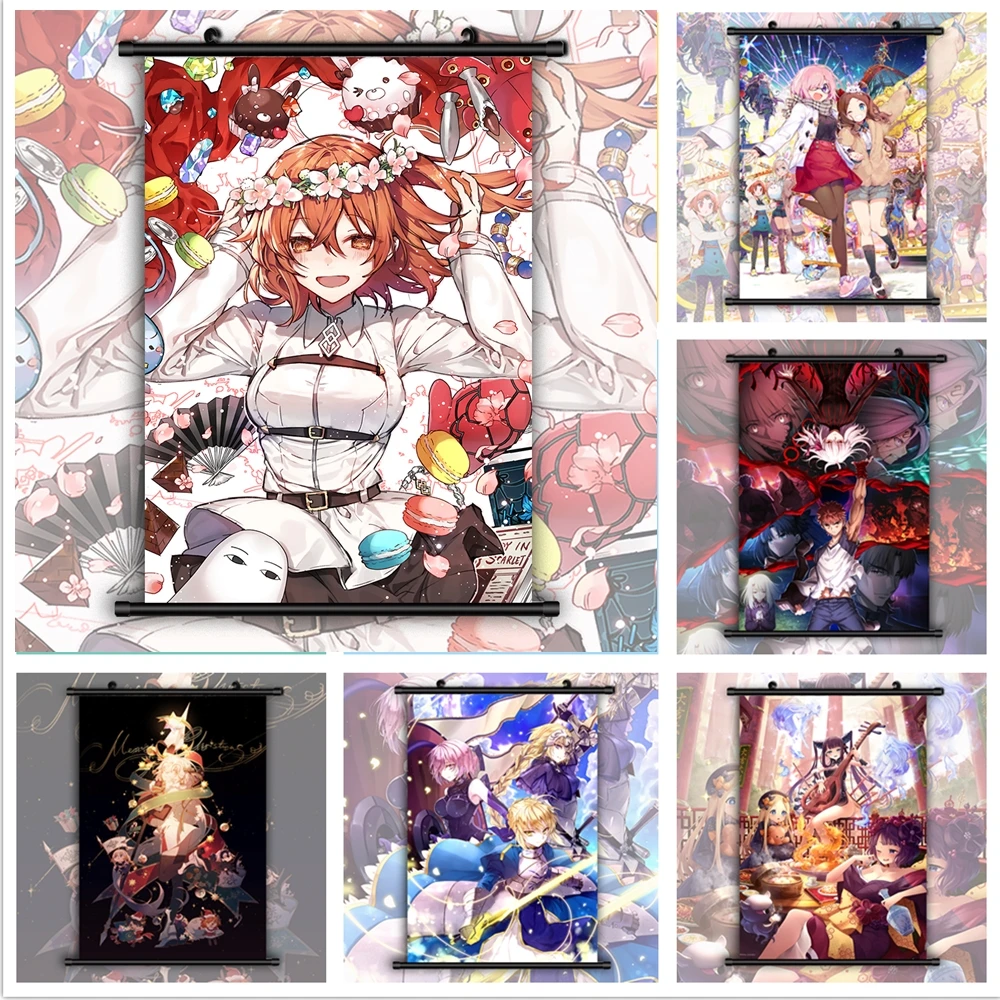 Canvas Painting Fate Grand Order FGO Anime Wall Art Anime Posters Prints Pictures for Children Bedroom Home Decoration No Frame