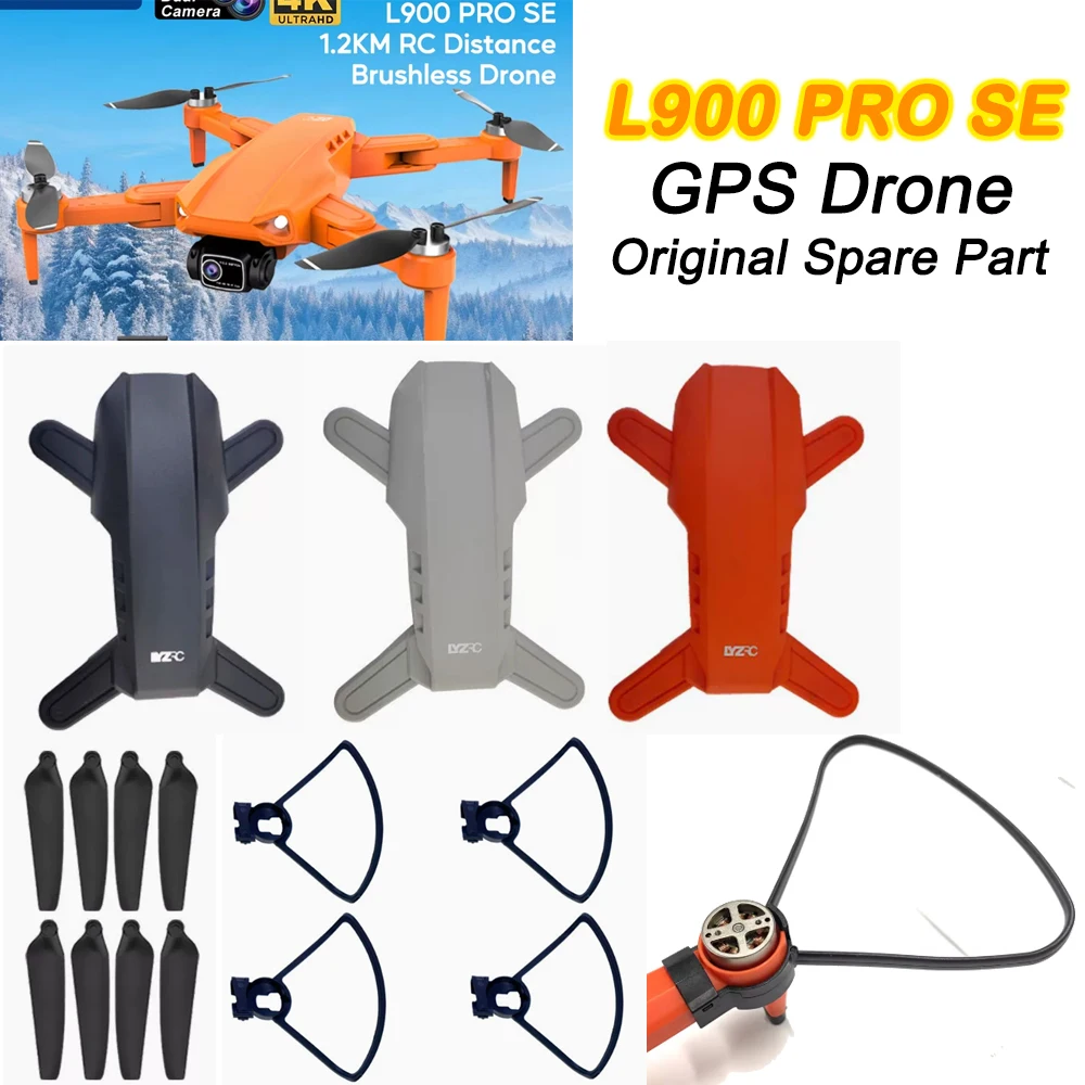 LYZRC Drone Spare Part Propeller Blade / Protective Frame Wing Guard / Up Down Body Shell for L900 PRO SE Drone Accessory - view 2