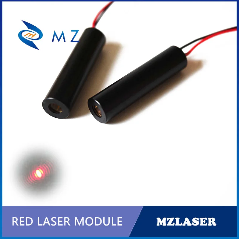 Láser Industrial de alta gama Clase II, módulo láser de seguridad de 650nm 1mw, láser de alta temperatura y baja temperatura