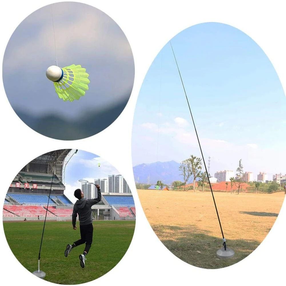 

2Z-Single Badminton Training Racket Robot Trainer Badminton Accessories Fast Rebound Machine Raquette Badminton