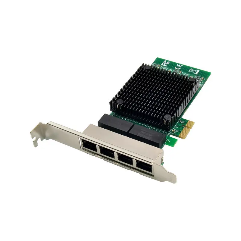 Atacado placa de rede de servidor PCI-E para placa de rede Gigabit Ethernet de 4 portas Desktop Ethernet Sea Spider Synology Soft Router